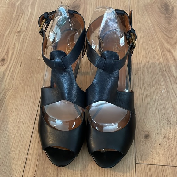 Ralph Lauren full leather high heel sandals - Picture 8 of 8